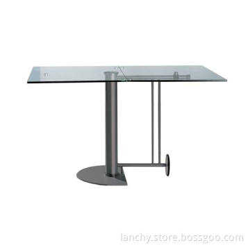 Folding Table with Tempered Glass (DT-ZD15)